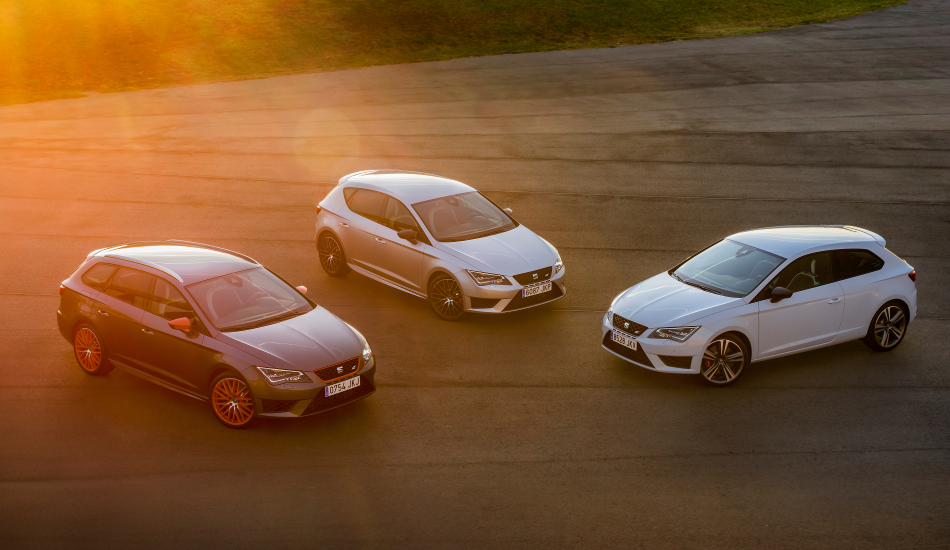 El SEAT León Cupra está disponible en tres carrocerías