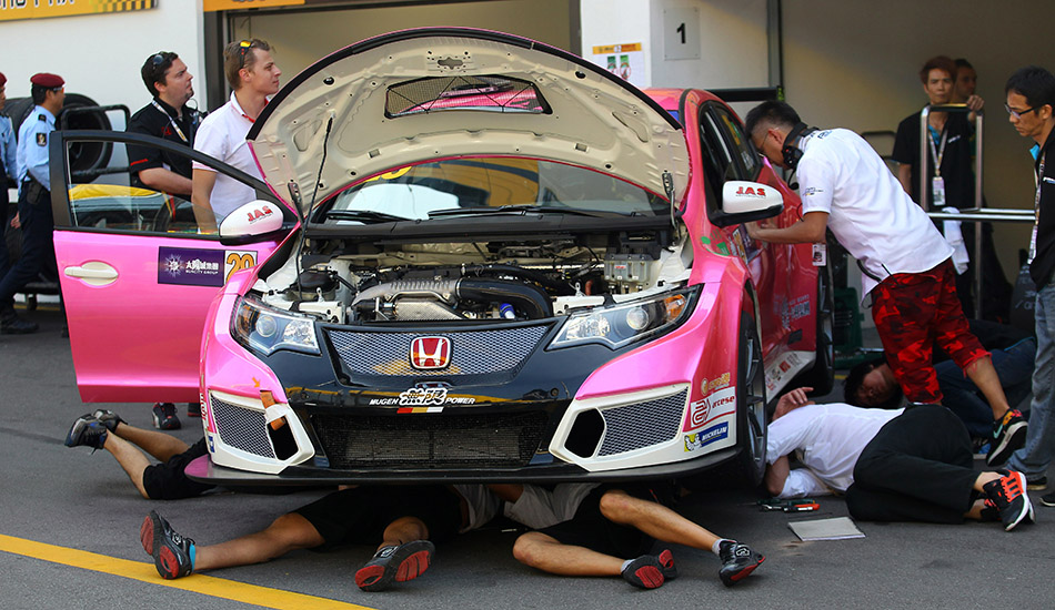 El Honda Civic TCR de Henry Ho en Macao
