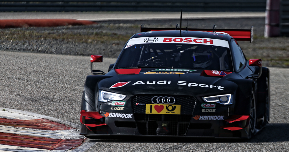 Las primeras vueltas del Audi RS 5 DTM 2016 en el circuito de Monteblanco