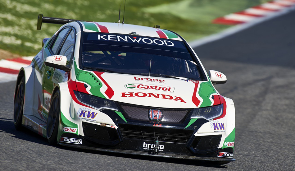 Norbert Michelisz con el Honda Civic WTCC