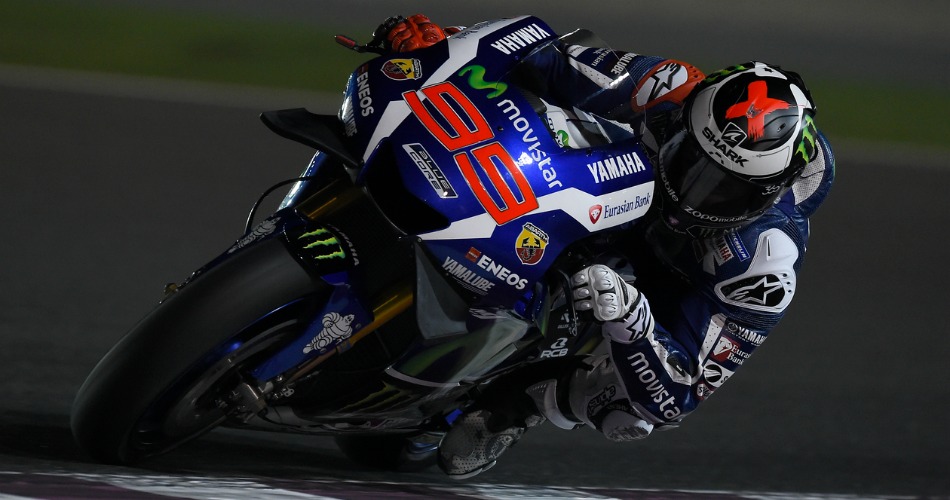Jorge Lorenzo durante el presente test