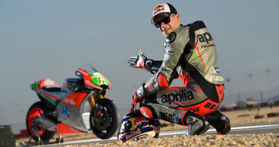 Stefan Bradl durante la presentación