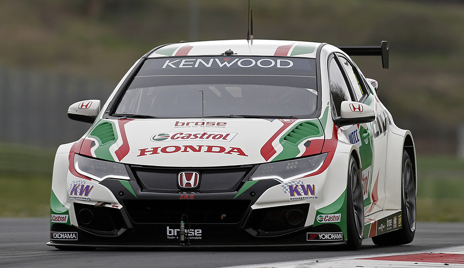 Norbert Michelisz con el Honda Civic WTCC