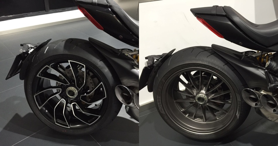 Diferencias entre las llantas de las Ducati XDiavel y XDiavel S