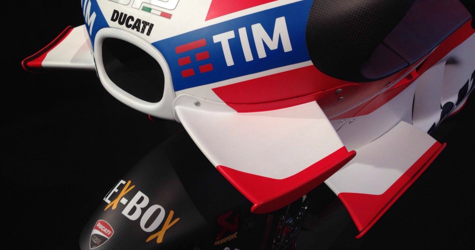 Las aletas de Ducati