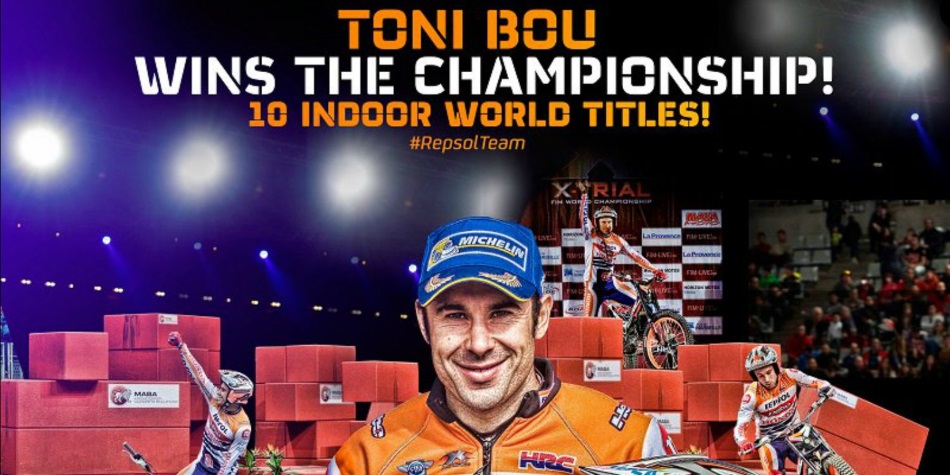 Toni Bou y sus manitas