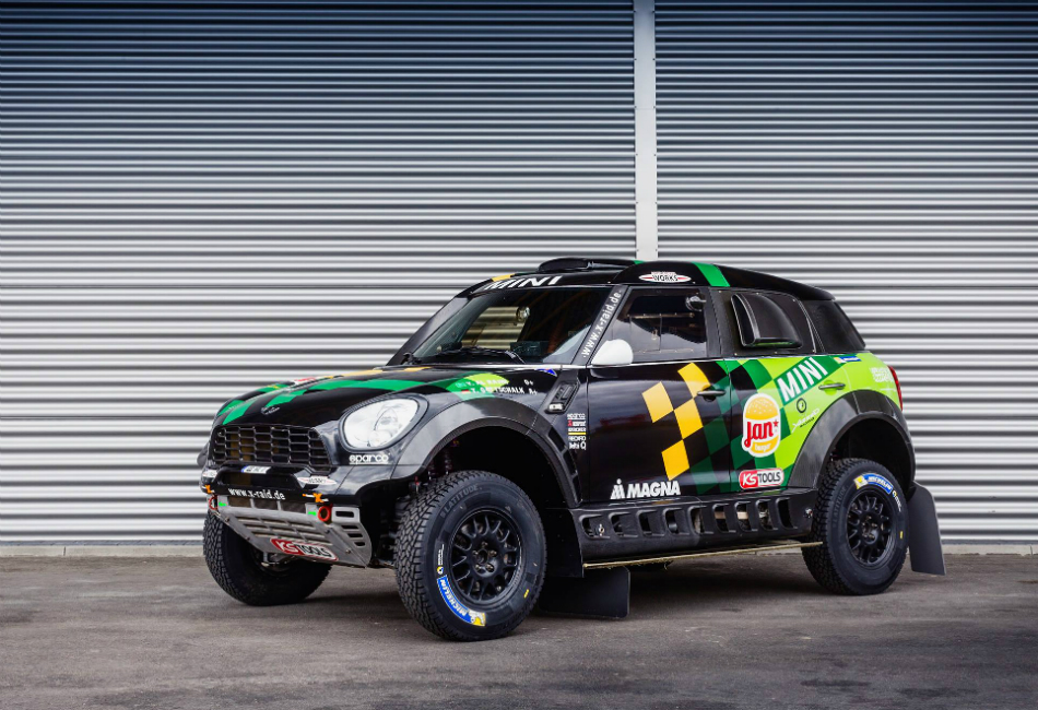 El Mini de X-Raid con el que competirá Alrajhi en Abu Dhabi.