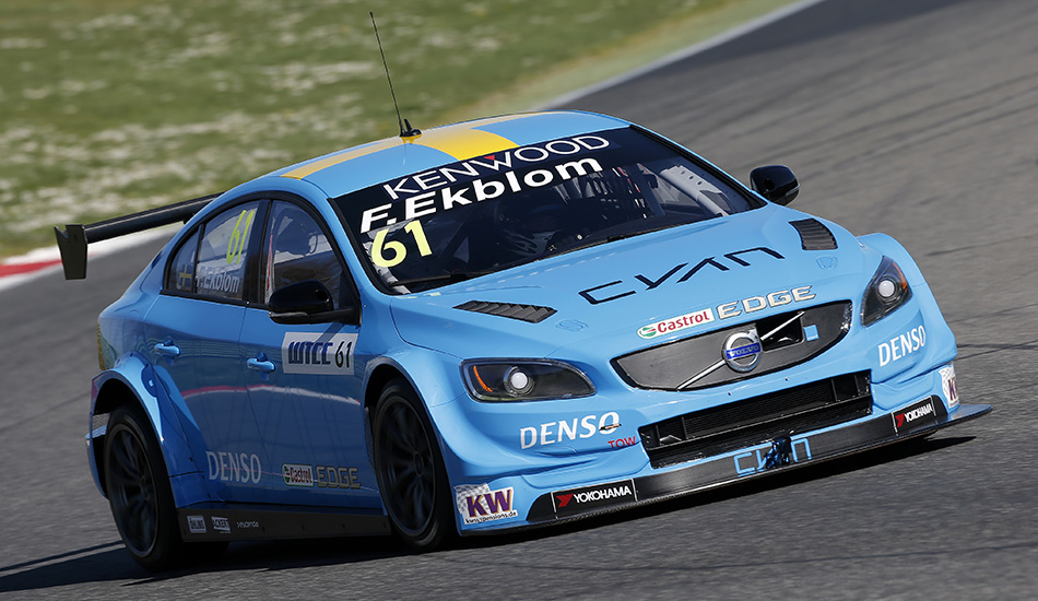 Fredrik Ekblom con el Volvo S60 TC1