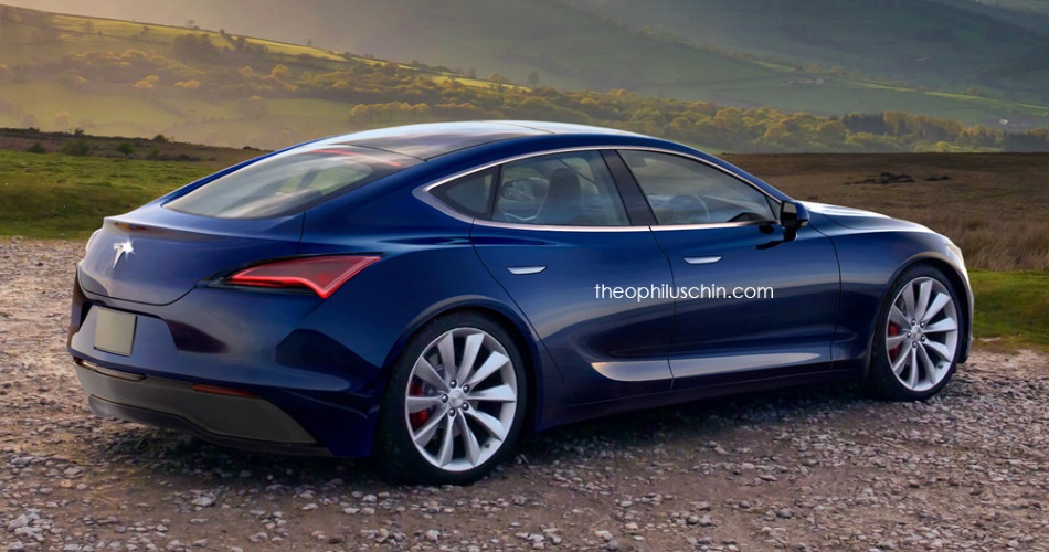 Tesla Model S Render