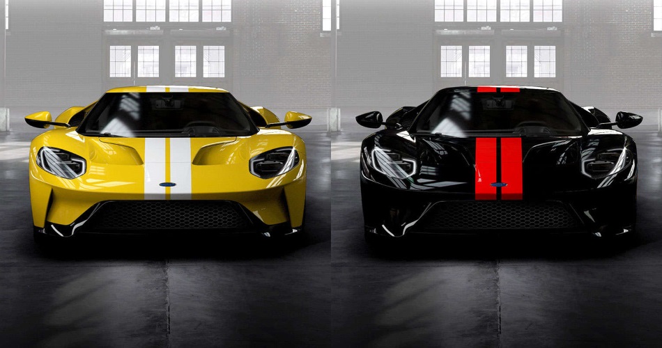 Gama de colores del Ford GT 2017