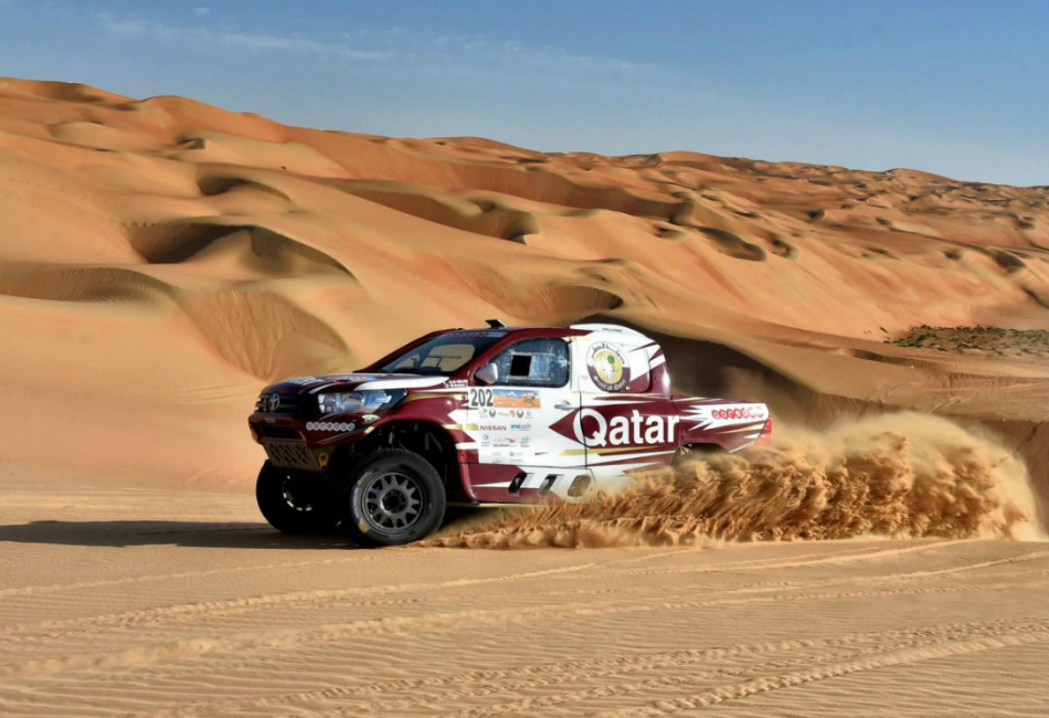 Al-Attiyah en Abu Dhabi.