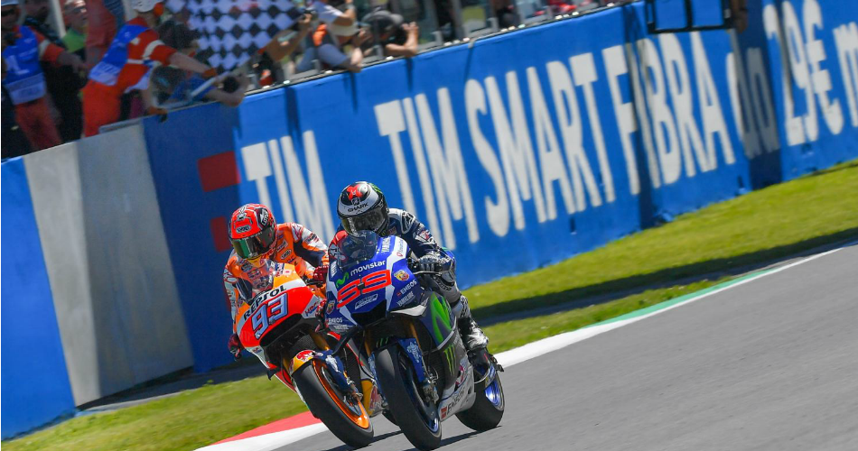 Marc Márquez y Jorge Lorenzo