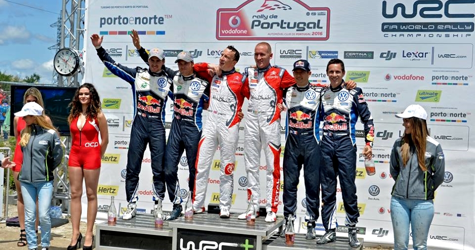 Podio Rally Portugal 2016