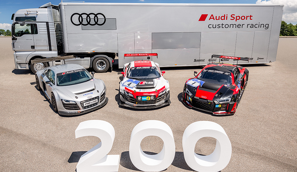 Audi R8 LMS número 200