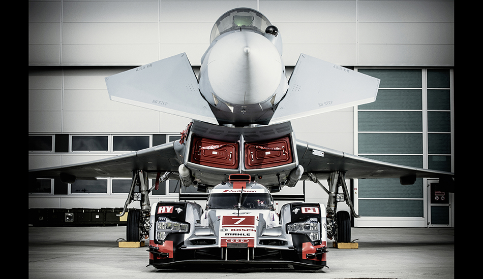 Audi R18 etron quattro vs Eurofighter Typhoon