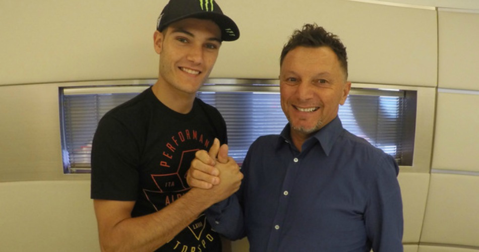 Jorge Navarro y Fausto Gresini