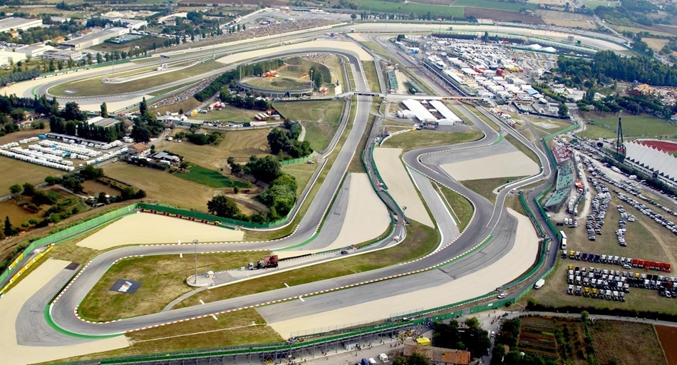 Panorámica del circuito de Misano