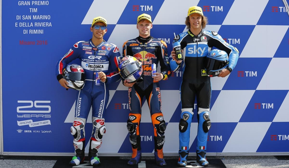 Brad, contra los italianos en Misano