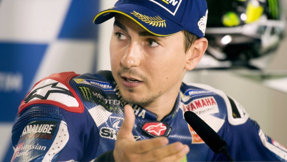 Lorenzo en la rueda de prensa de Misano