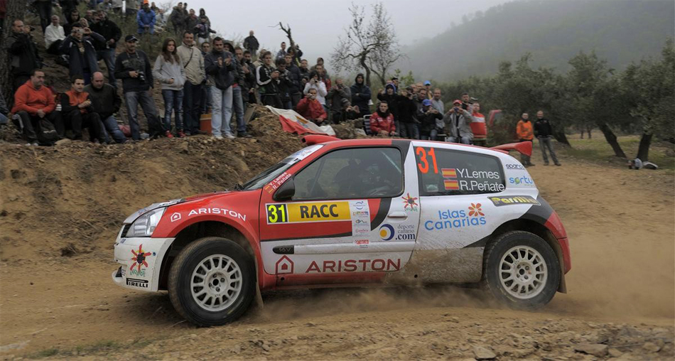 Yeray Lemes - Rogelio Peñate, Renault Clio S1600 (Cataluña 2010)