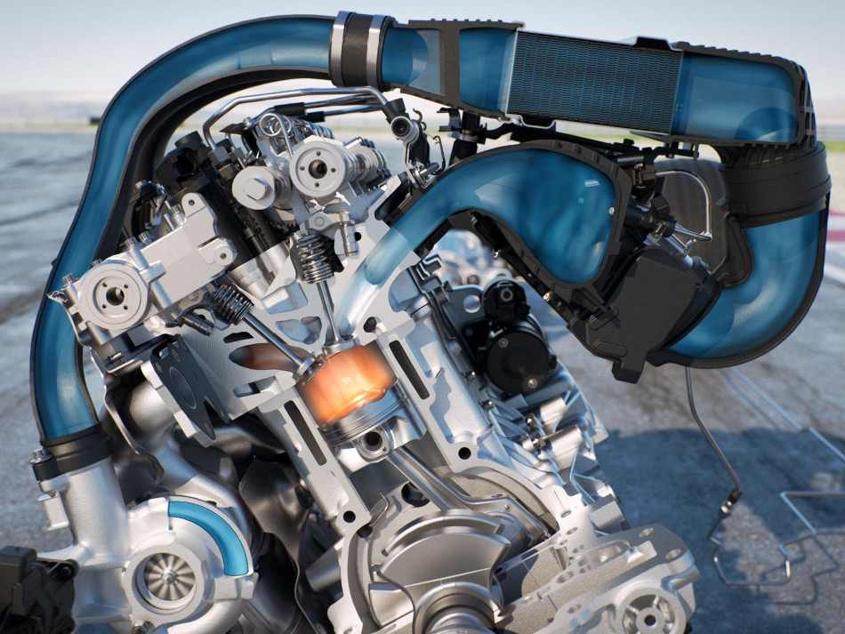 Motor de inyección de agua