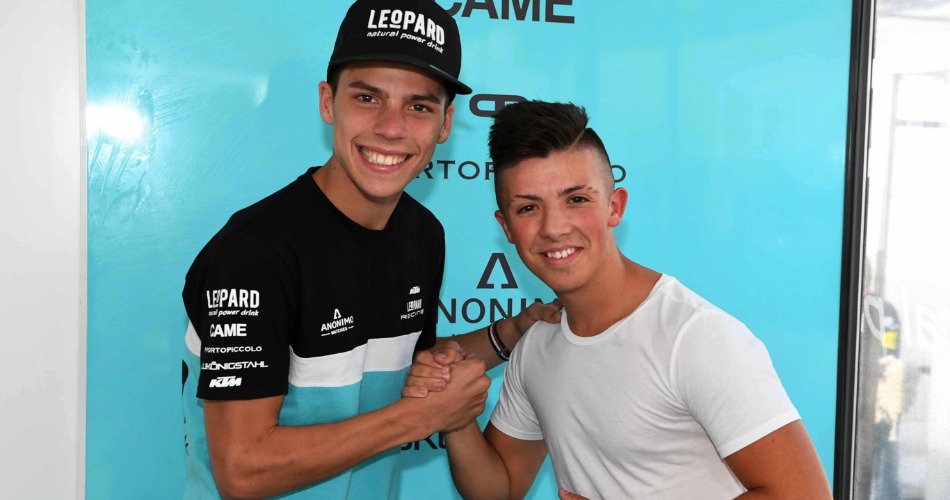 Joan Mir y Livio Loi