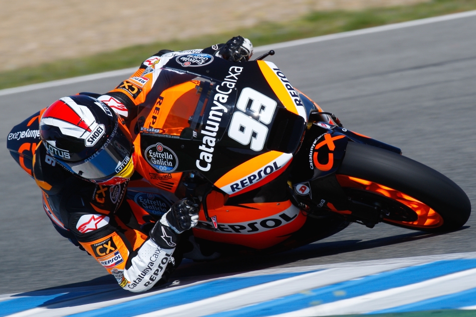 Marc Márquez con la Suter 2012
