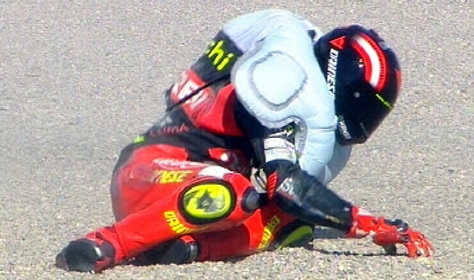 Los inicios del airbag en MotoGP