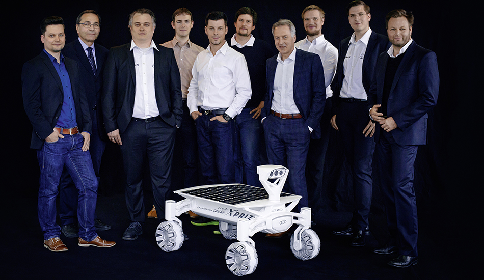 Equipo que ha desarrollado el Audi Lunar Quattro