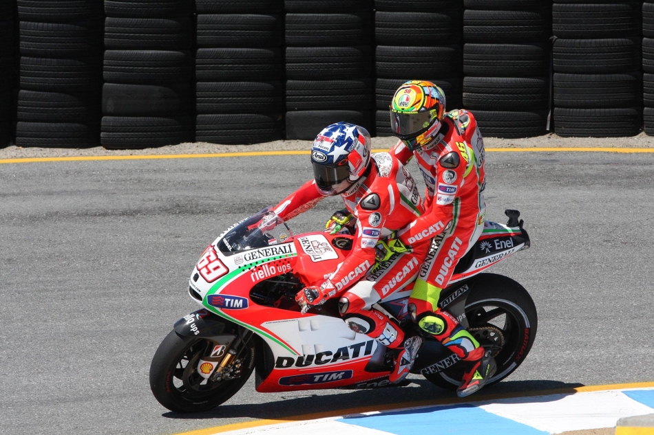 Rossi y Hayden