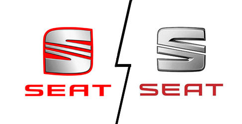 Logo actual vs. logo nuevo