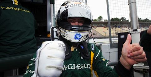 Giedo van der Garde pole Hockenheim