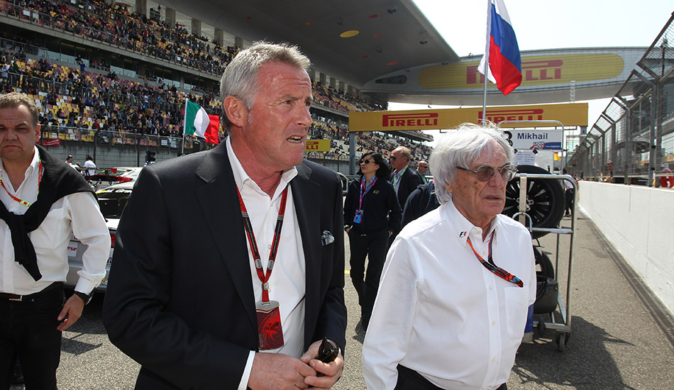 Marcello Lotti con Bernie Ecclestone