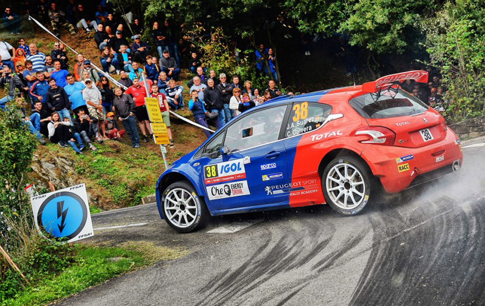 José Antonio 'Cohete' Suárez - Cándido Carrera, Peugeot 208 T16 R5 (Córcega 2016)