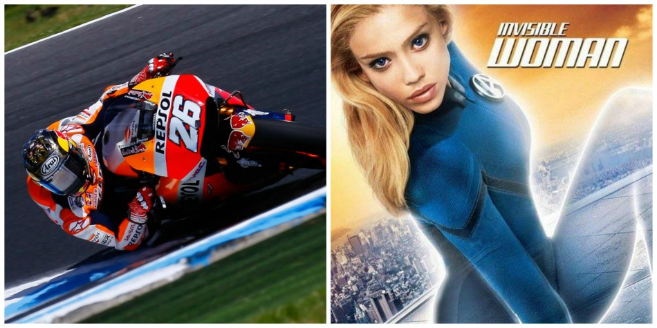 Dani Pedrosa y la Mujer Invisible