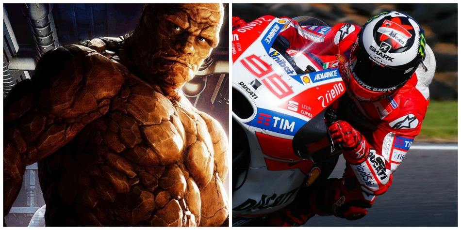 La Cosa y Jorge Lorenzo
