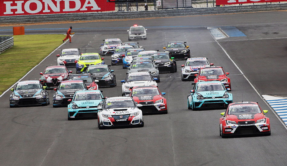 Parrilla de las TCR en Buriram