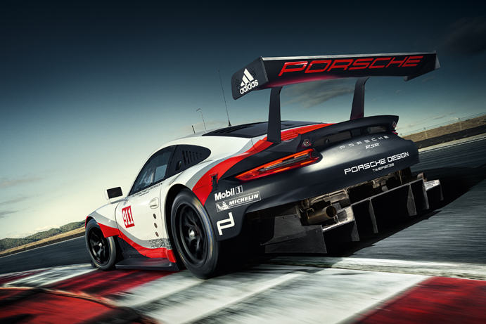 Porsche 911 RSR el día de su presentación