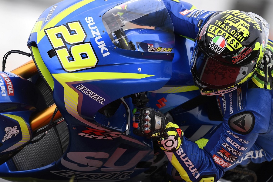 Iannone en los test de Australia