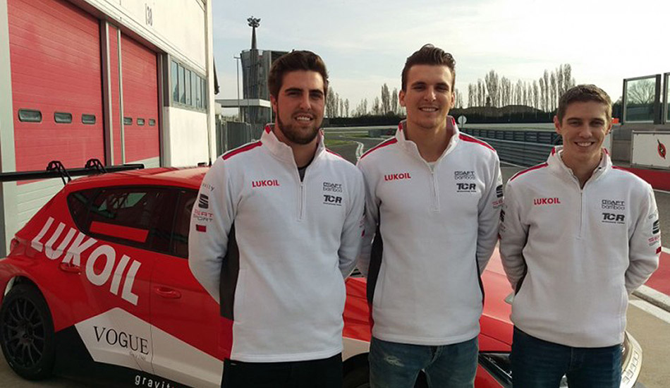 Pepe Oriola, Hugo Valente y James Nash