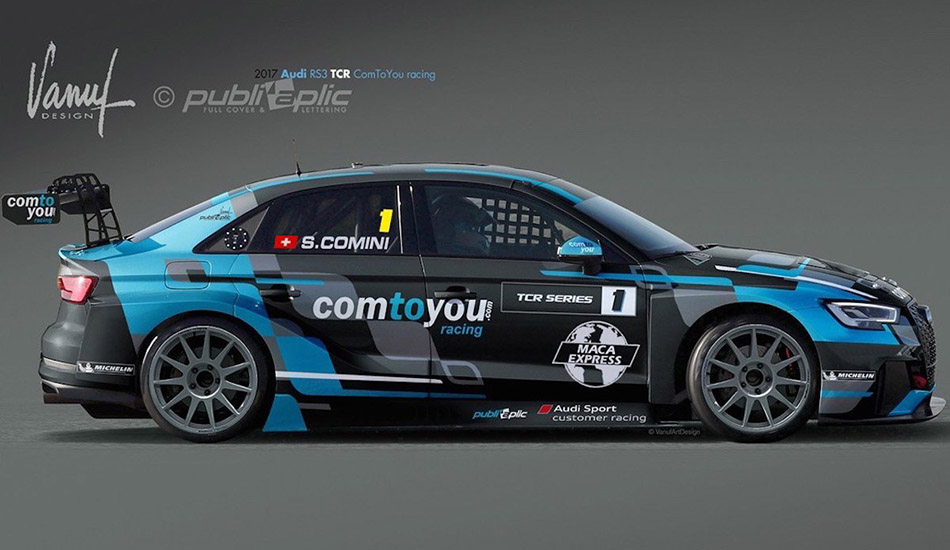 Audi RS 3 LMS de Comtoyou Racing