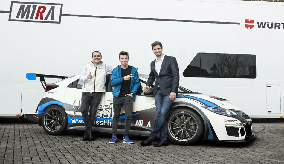 Norbert Michelisz, Attila Tassi y David Bari