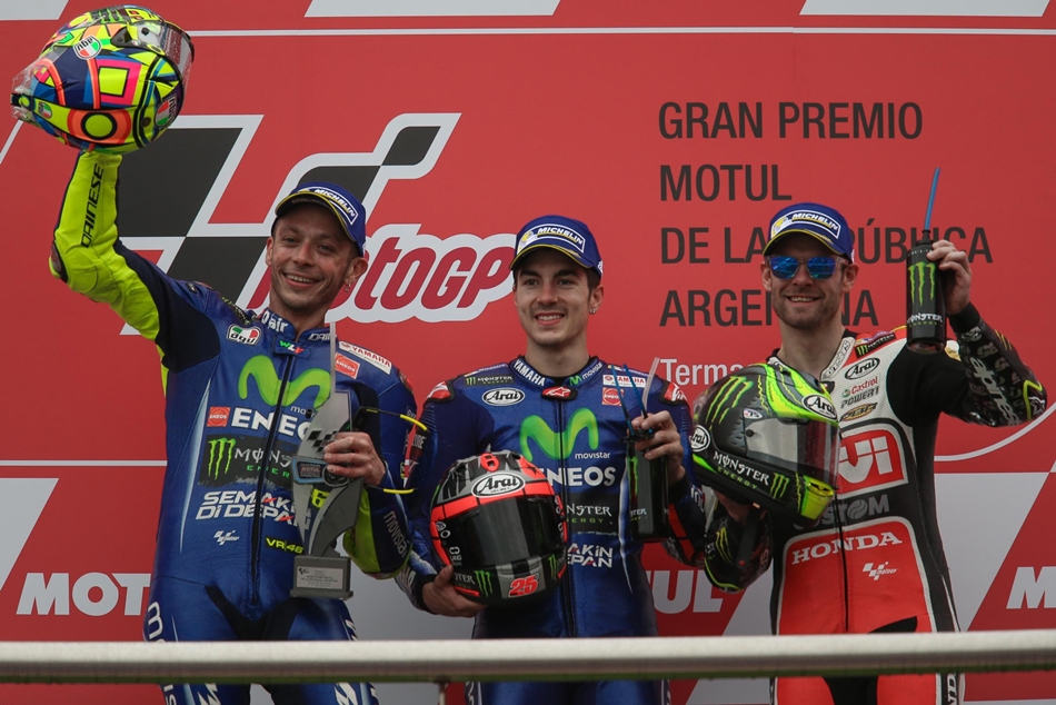 Doblete para el Movistar Yamaha, acompañados de Cal Crutchlow