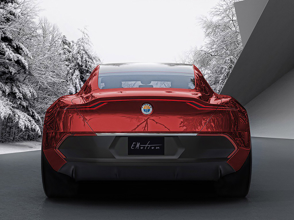 Fisker parte trasera