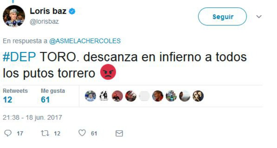 Tweet de la polámica