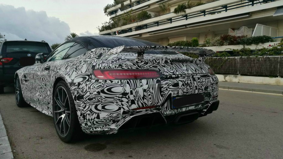 Mercedes cebra trasero