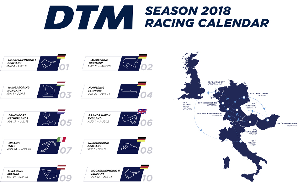 Calendario DTM