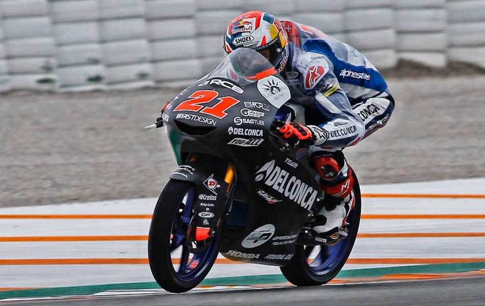 Fabio di Giannantonio con su Honda