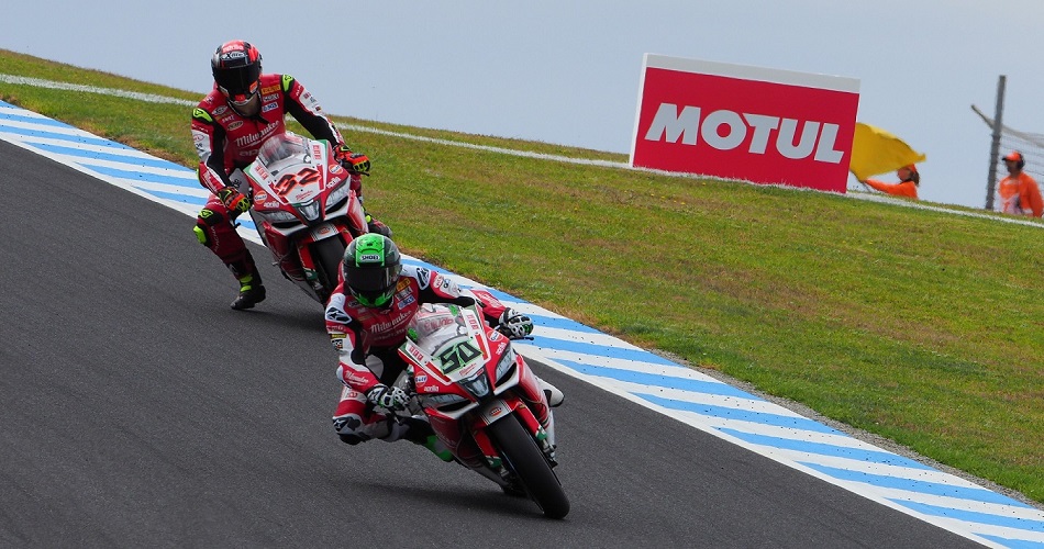 Laverty y Savadori en Phillip Island