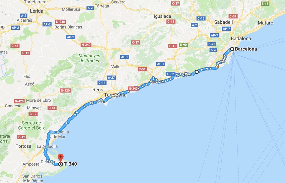 Ruta Delta del Ebro desde Barcelona
